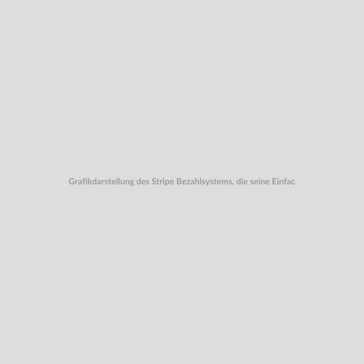 Grafikdarstellung des Stripe Bezahlsystems, die seine Einfachheit, Rechtssicherheit und 24/7 Verfügbarkeit hervorhebt.