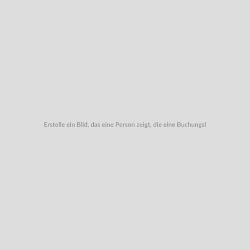 Erstelle ein Bild, das eine Person zeigt, die eine Buchungsliste auf einem Laptop betrachtet. Der Hintergrund sollte ein Büro oder eine professionelle Umgebung darstellen. Der Fokus liegt auf der Effizienz und der einfachen Verwaltung der Buchungen.