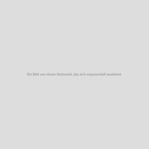 Ein Bild von einem Netzwerk, das sich exponentiell ausdehnt. Im Zentrum des Netzwerks steht ein Berater, der von vielen anderen Personen umgeben ist, die ebenfalls neue Personen in das Netzwerk einladen. Die Personen repräsentieren Kunden und geworbene Klienten. Das Bild soll Wachstum, Verbindung und Vielfalt darstellen.