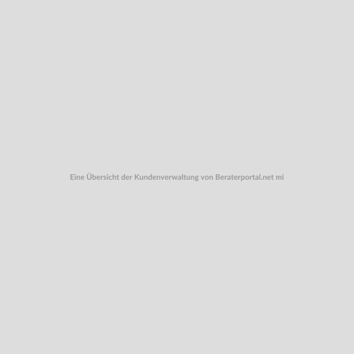 Eine Übersicht der Kundenverwaltung von Beraterportal.net mit verschiedenen Kundendaten und Interaktionen. Eine Person verwendet die Plattform, um die Informationen zu verwalten.