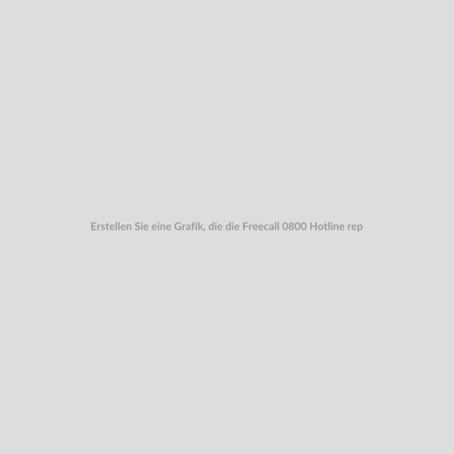 Erstellen Sie eine Grafik, die die Freecall 0800 Hotline repräsentiert. Es sollte ein Telefon und das Logo von beraterportal.net enthalten. Der Hintergrund sollte blau sein, das Hauptthema des Beraterportals.