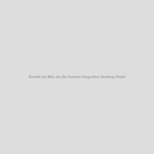 Erstelle ein Bild, das die Overlay-Integration-Desktop-Mobil-JavaScript-SDK im Einsatz zeigt, mit einem zufriedenen Berater, der seine Online-Beratungssitzungen effizient plant und durchführt. Zeige auch, wie die Anwendung auf verschiedenen Geräten wie Desktop-PCs und Mobilgeräten aussieht.