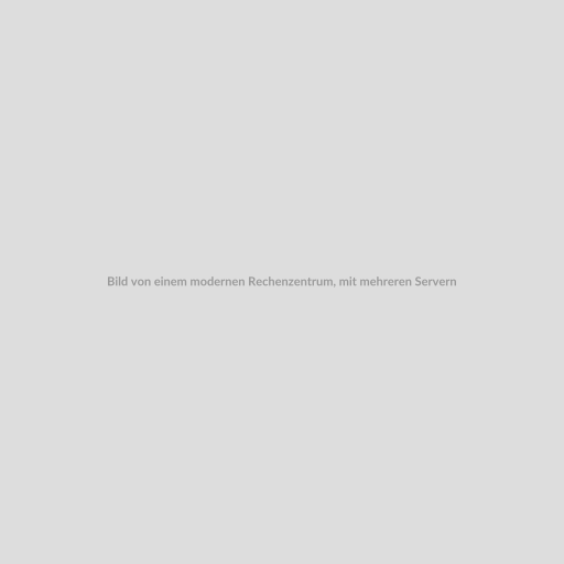 Bild von einem modernen Rechenzentrum, mit mehreren Servern und Monitoren, die verschiedene Daten anzeigen. Im Vordergrund sind Sicherheitsmaßnahmen wie Kameras und Alarmsysteme zu erkennen.