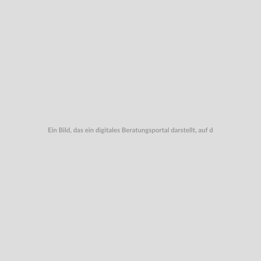 Ein Bild, das ein digitales Beratungsportal darstellt, auf dem mehrere E-Mails angezeigt werden. Ein Berater sitzt vor dem Bildschirm und berät einen Klienten in Echtzeit. Das Bild soll Effizienz, Komfort und die zukunftsorientierte Natur der E-Mail-Beratung symbolisieren. Es sollten auch Elemente enthalten sein, die auf die Verwaltungsfunktionen und die Rechtssicherheit hinweisen, zum Beispiel eine Checkliste oder ein Schloss-Symbol.