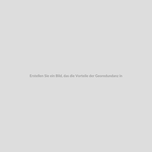 Erstellen Sie ein Bild, das die Vorteile der Georedundanz in einem Online-Beratungsszenario darstellt. Visualisieren Sie die ständige Verfügbarkeit von Dienstleistungen und die hohe Kundenzufriedenheit, die durch Georedundanz erreicht werden kann.