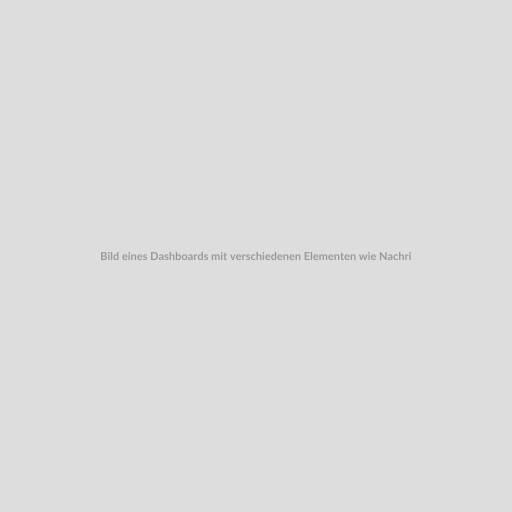 Bild eines Dashboards mit verschiedenen Elementen wie Nachrichten, Terminverwaltung, Rechnungsstellung und Dokumentenmanagement.