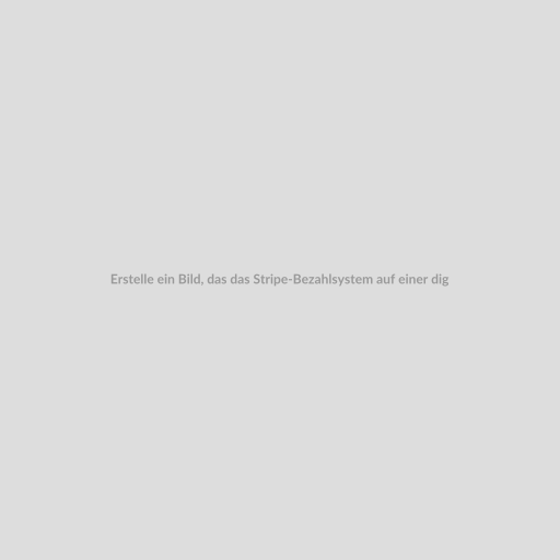 Erstelle ein Bild, das das Stripe-Bezahlsystem auf einer digitalen Plattform zeigt, auf der Berater und Coaches ihre Dienstleistungen anbieten. Die Atmosphäre sollte Vertrauen und Effizienz ausstrahlen.