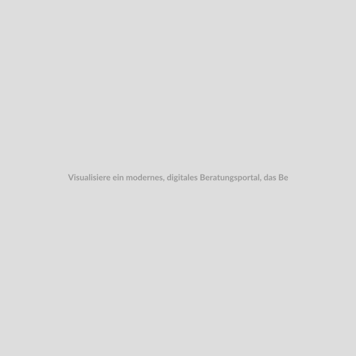 Visualisiere ein modernes, digitales Beratungsportal, das Berater und Klienten in der Online-Kommunikation unterstützt.