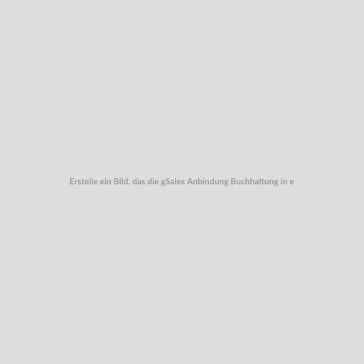 Erstelle ein Bild, das die gSales Anbindung Buchhaltung in einem Beratungsportal-Umfeld zeigt. Es sollte die Vorteile von einfacher Verwaltung, zeitunabhängiger Kommunikation und Rechtssicherheit visualisieren.