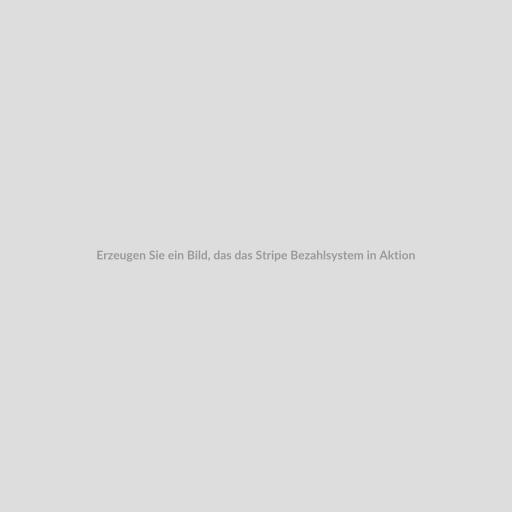 Erzeugen Sie ein Bild, das das Stripe Bezahlsystem in Aktion zeigt, eingebettet in eine B2B-Umgebung. Fokussieren Sie auf die Sicherheit, Effizienz und Benutzerfreundlichkeit des Systems.