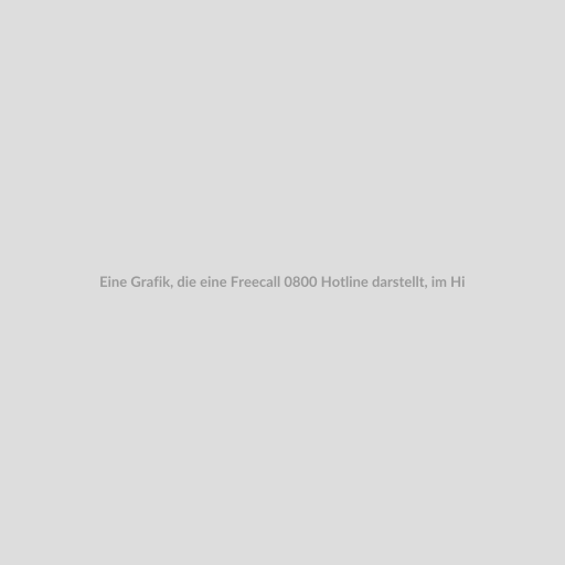 Eine Grafik, die eine Freecall 0800 Hotline darstellt, im Hintergrund sind Personen zu sehen, die Beratungsgespräche führen. Die Atmosphäre ist professionell und kundenorientiert, gleichzeitig strahlt das Bild Effizienz und moderne Technologie aus.